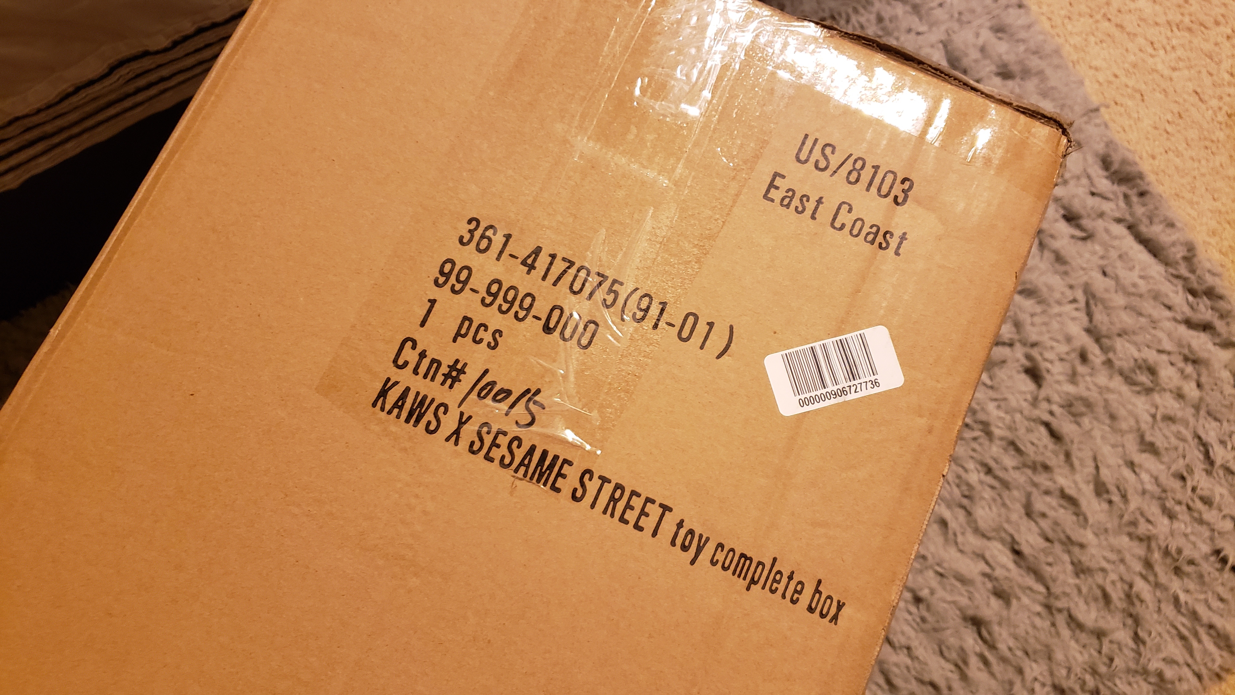 KAWS X SESAME STREET TOY COMPLETE BOX – Nakanari