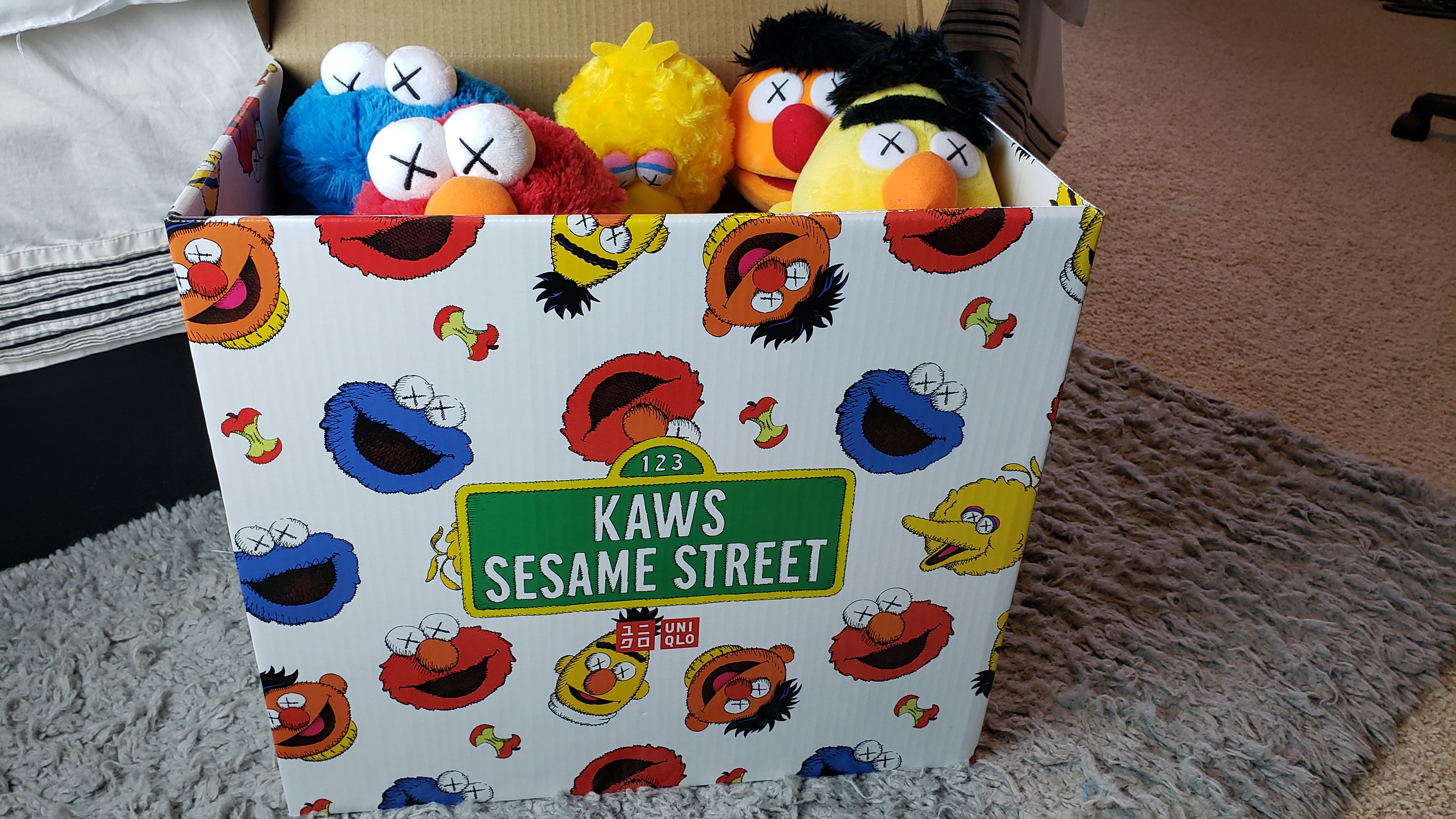 kaws sesame street box set